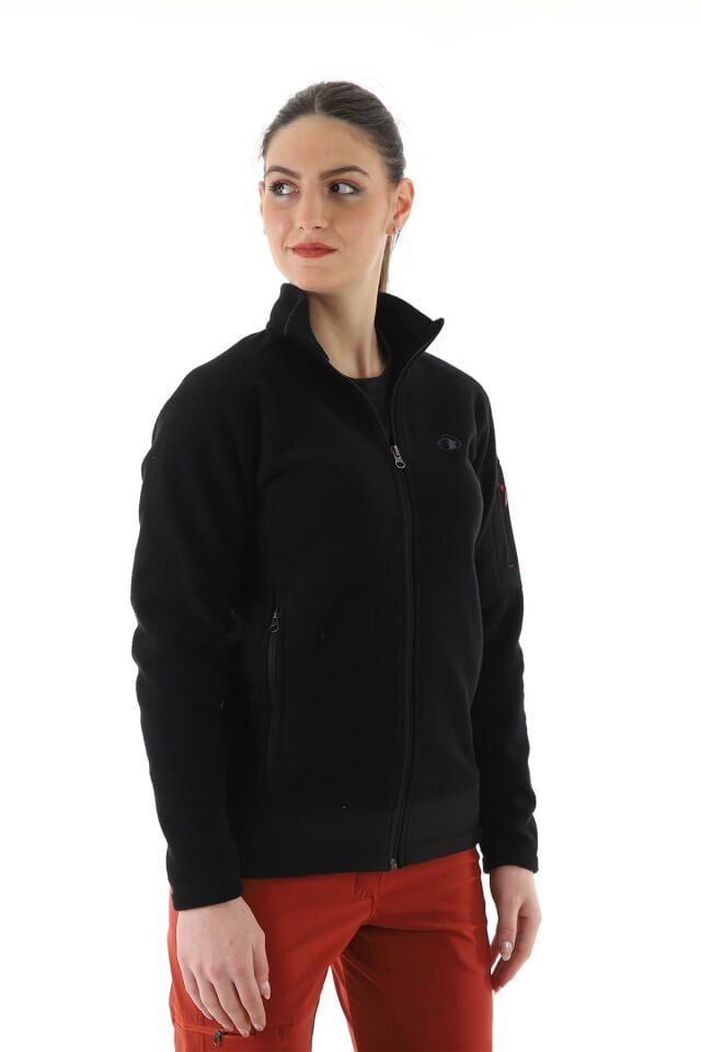 Climbolic Mary Polar Kadın Ceket Siyah - XL