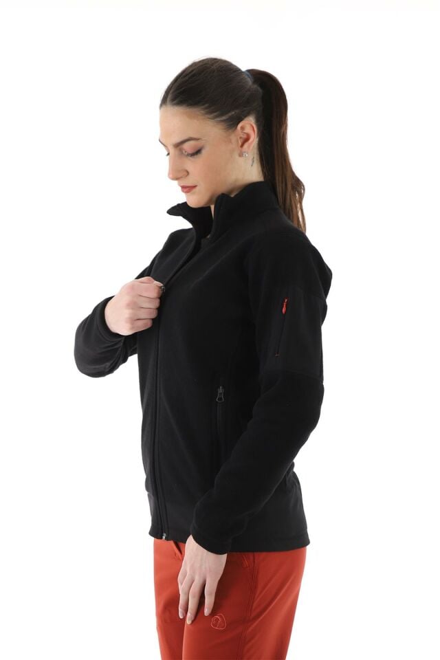 Climbolic Mary Polar Kadın Ceket Siyah - XL