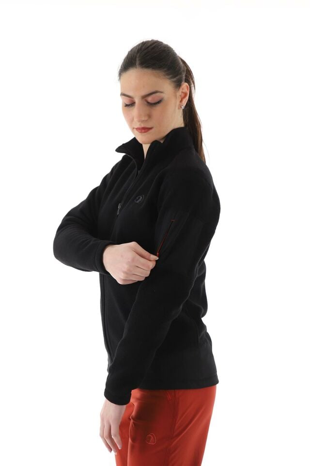 Climbolic Mary Polar Kadın Ceket Siyah - XL