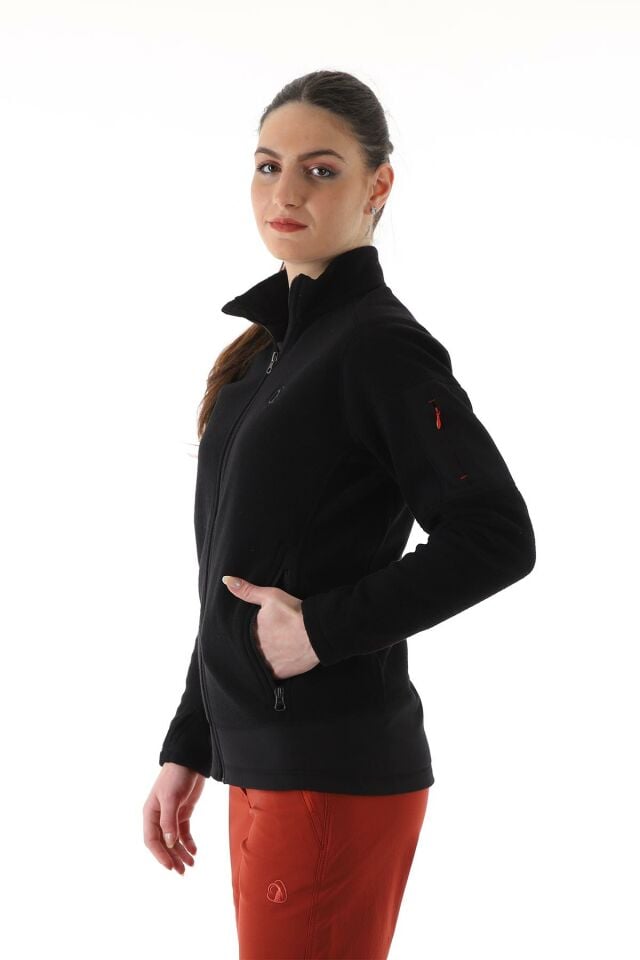 Climbolic Mary Polar Kadın Ceket Siyah - XL