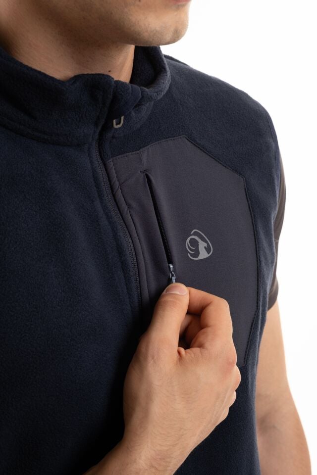 Climbolic Yıldırım Polar Erkek Yelek Siyah - L