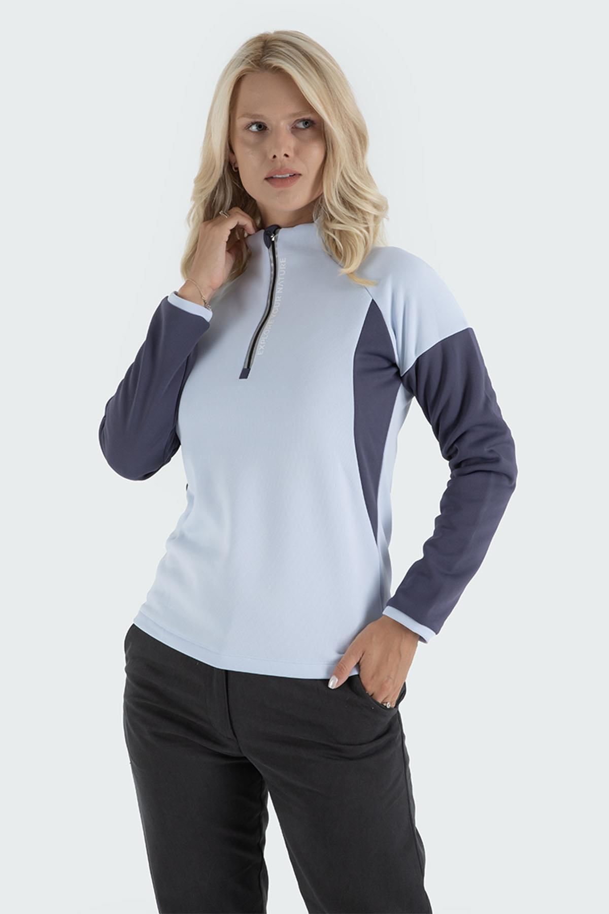 Climbolic Onyx Outdoor Polar Sweat Açık Mavi İndigo - L