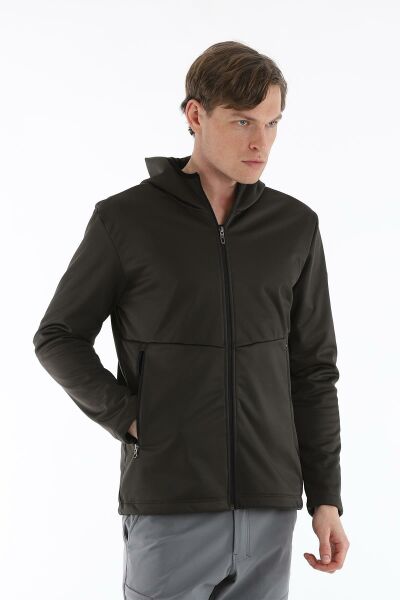 Climbolic Ayaz Kapüşonlu Erkek Mont Haki - 2XL