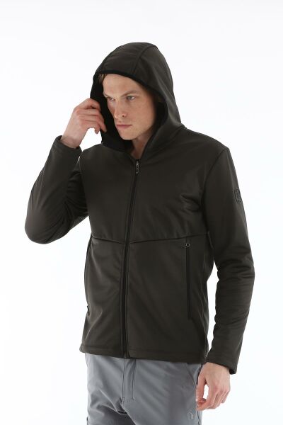 Climbolic Ayaz Kapüşonlu Erkek Mont Haki - 2XL