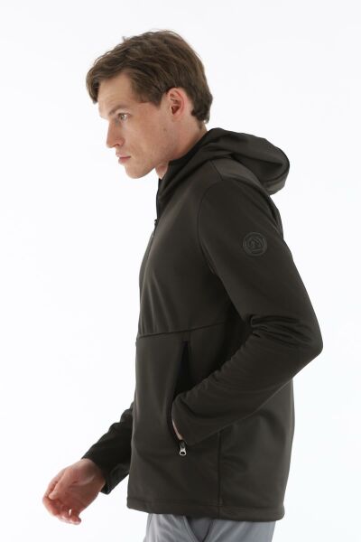 Climbolic Ayaz Kapüşonlu Erkek Mont Haki - 2XL