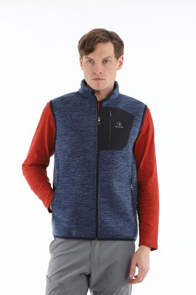 Climbolic Yıldırım Polar Erkek Yelek Lacivert / Petrol - 2XL