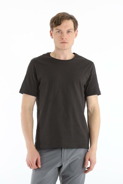 Climbolic Terra Bisiklet Yaka Erkek T-shirt Antrasit - S