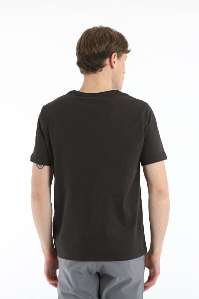 Climbolic Terra Bisiklet Yaka Erkek T-shirt Antrasit - S