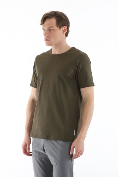 Climbolic Terra Bisiklet Yaka Erkek T-shirt Haki - S