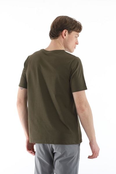 Climbolic Terra Bisiklet Yaka Erkek T-shirt Haki - S