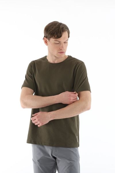 Climbolic Terra Bisiklet Yaka Erkek T-shirt Haki - S