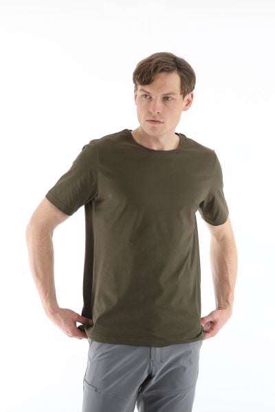 Climbolic Terra Bisiklet Yaka Erkek T-shirt Haki - S