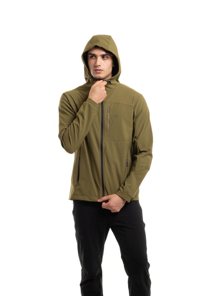 Climbolic Yakamoz Kapüşonlu Mont Olive - XL