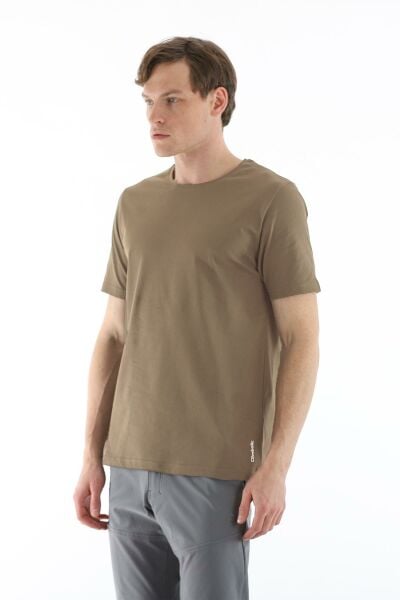 Climbolic Terra Bisiklet Yaka Erkek T-shirt Vizon - L