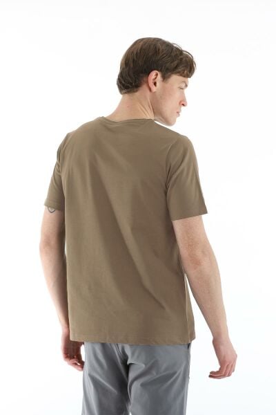 Climbolic Terra Bisiklet Yaka Erkek T-shirt Vizon - L