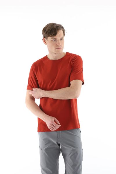 Climbolic Terra Bisiklet Yaka Erkek T-shirt Kiremit - 2XL