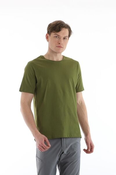 Climbolic Terra Bisiklet Yaka Erkek T-shirt Olive - S
