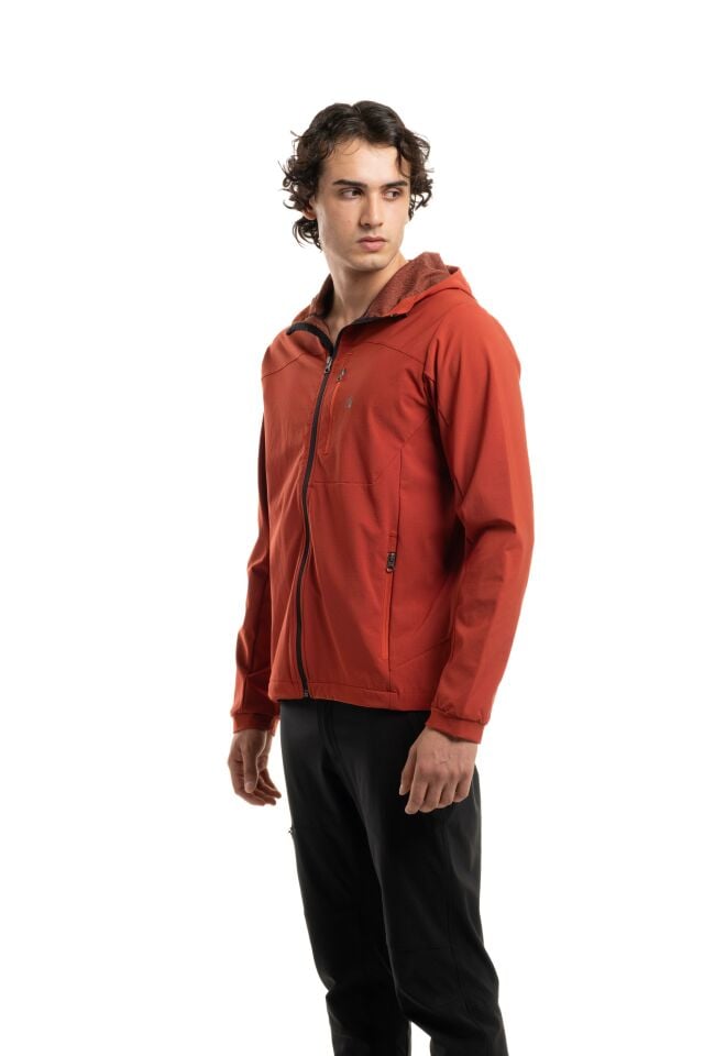 Climbolic Yakamoz Kapüşonlu Mont Kiremit - XL