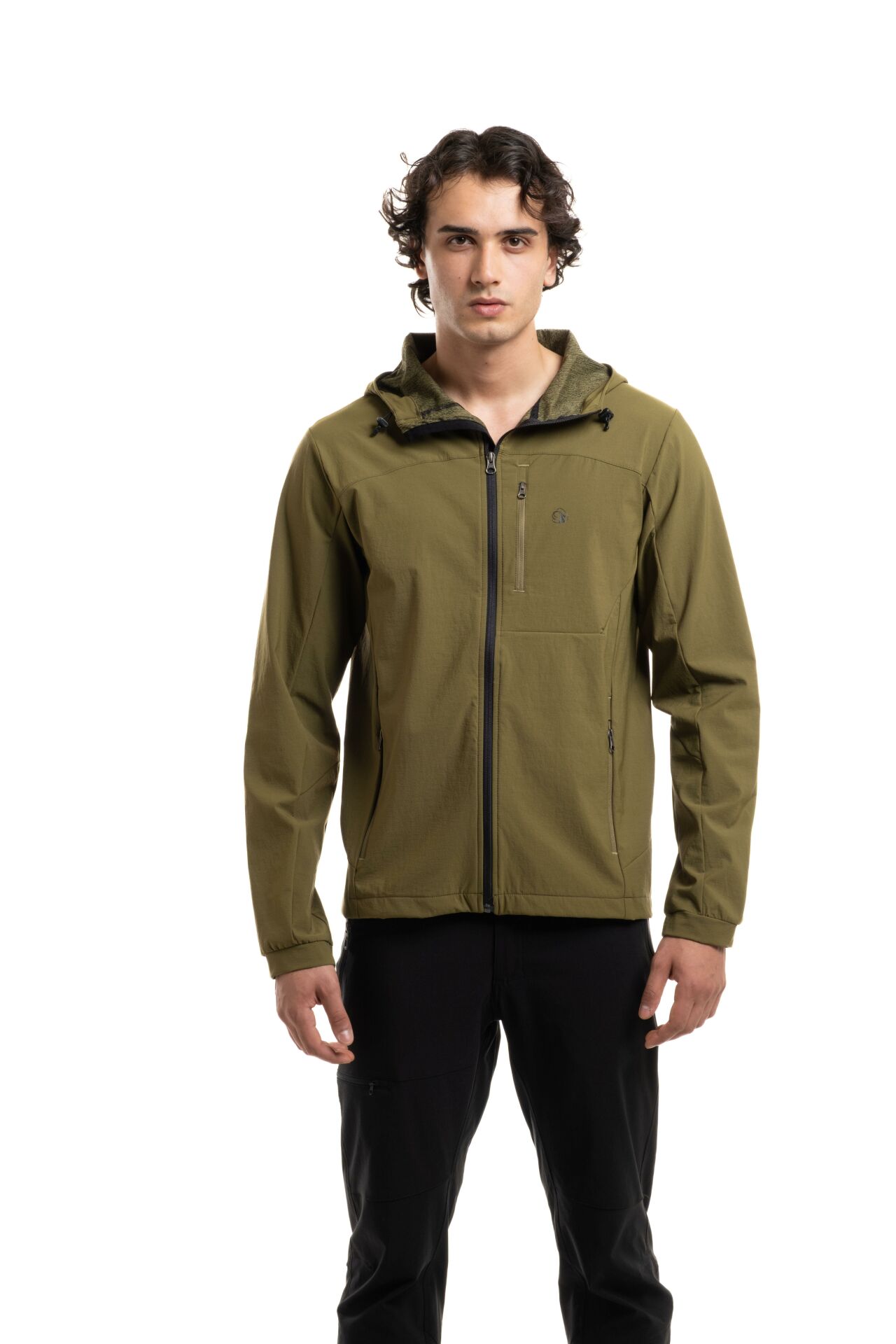Climbolic Yakamoz Kapüşonlu Mont Olive - XL
