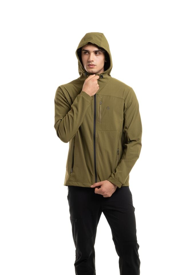 Climbolic Yakamoz Kapüşonlu Mont Olive - XL