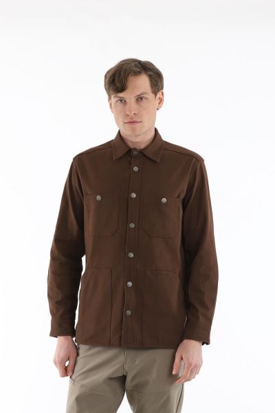 Climbolic Zek Erkek Gömlek Ceket Kahverengi - 2XL
