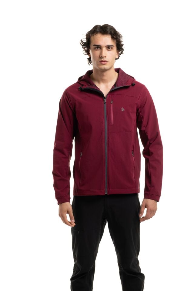 Climbolic Yakamoz Kapüşonlu Mont VİŞNE - XL