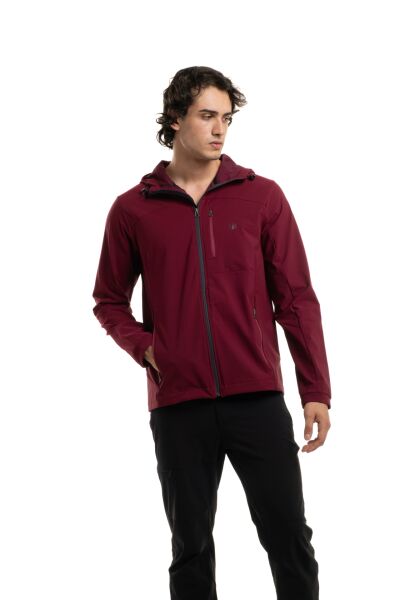 Climbolic Yakamoz Kapüşonlu Mont VİŞNE - XL
