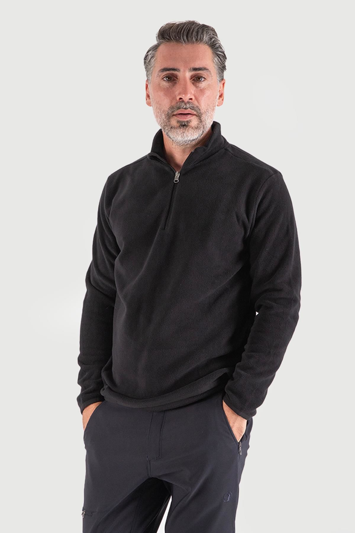 Climbolic Ember Outdoor Polar Sweat Siyah - 3XL