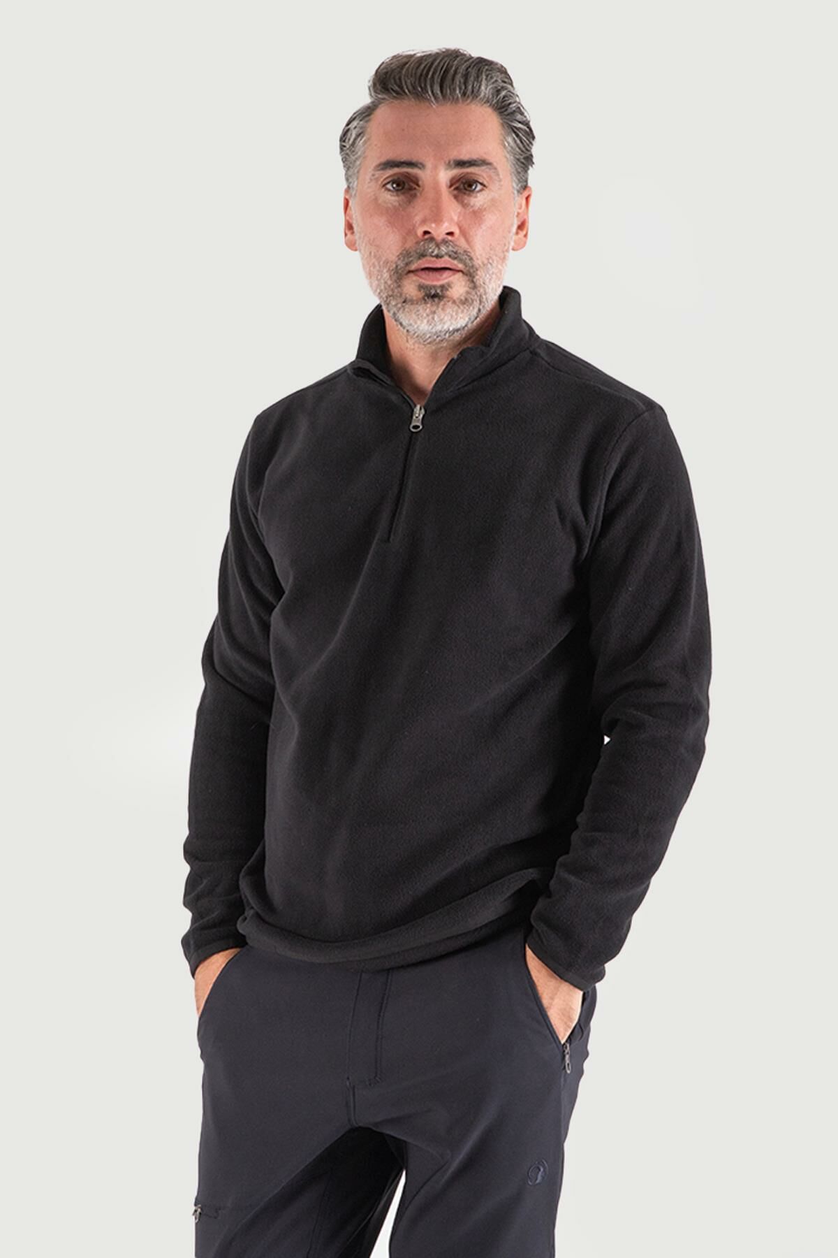 Climbolic Ember Outdoor Polar Sweat Siyah - 3XL