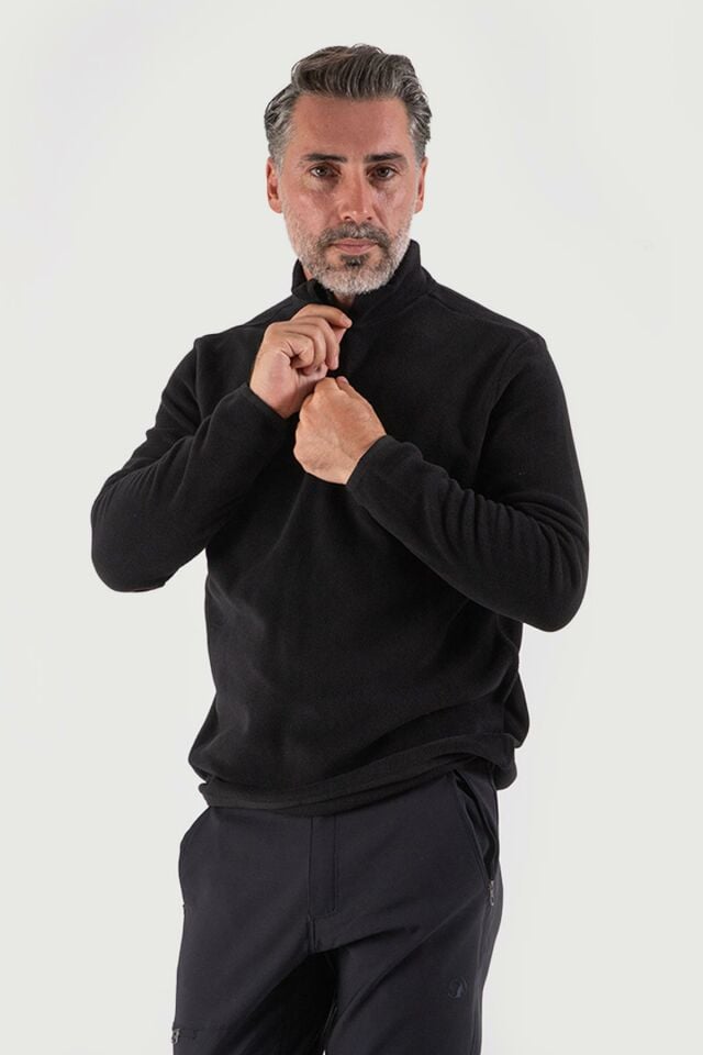 Climbolic Ember Outdoor Polar Sweat Siyah - 3XL