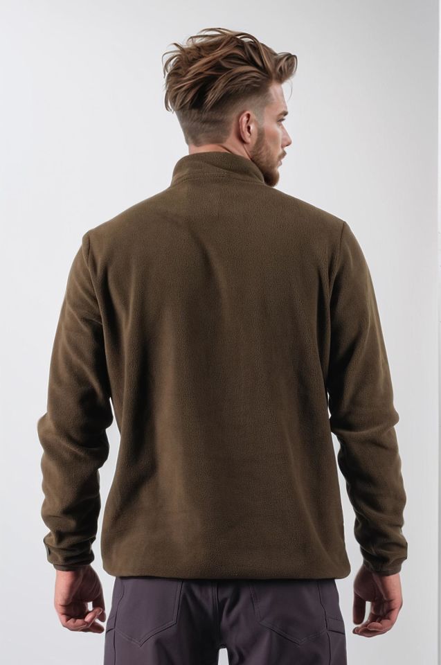 Climbolic Ember Outdoor Polar Sweat Haki - L