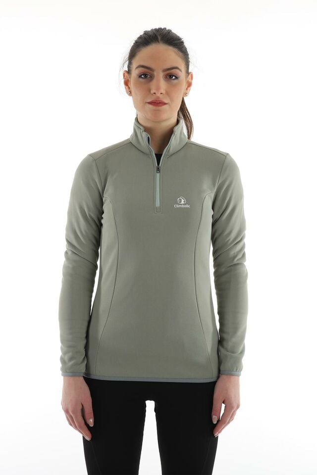 Climbolic Cindy Plus Yarım Fermuarlı Polar Siyah - L