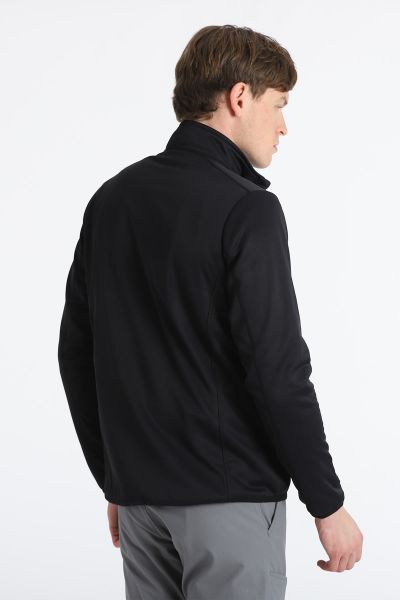Climbolic Cascade Yarım Fermuarlı Polar Siyah - XL