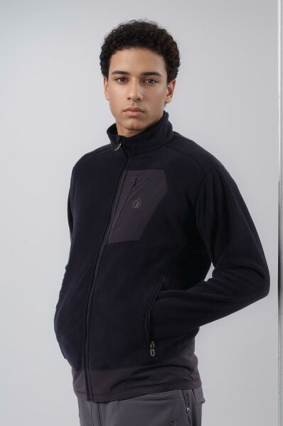 Climbolic Merih Outdoor Polar Ceket Siyah - 4XL