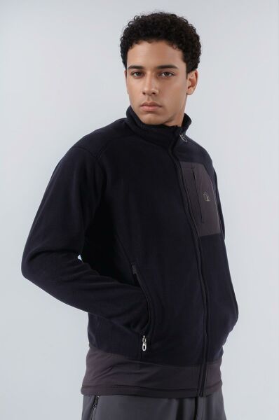 Climbolic Merih Outdoor Polar Ceket Siyah - 4XL