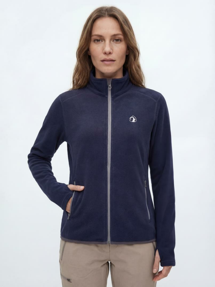 Climbolic Ütopya Outdoor Kadın Polar Ceket Lacivert - XS