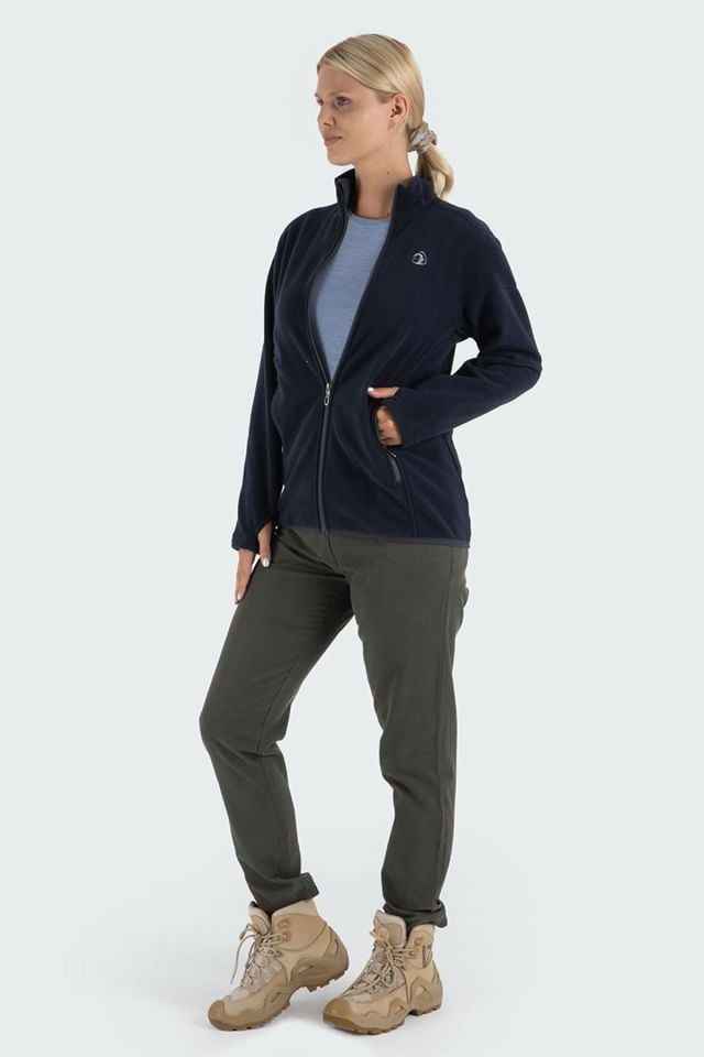 Climbolic Ütopya Outdoor Kadın Polar Ceket Lacivert - XS