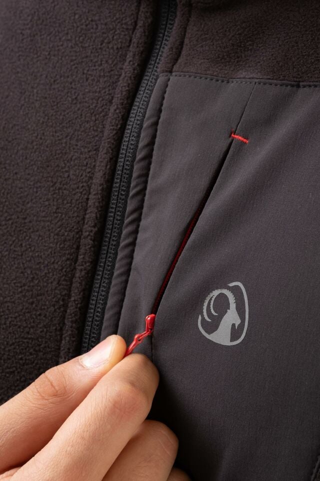 Climbolic Merih Outdoor Polar Ceket Siyah - 3XL