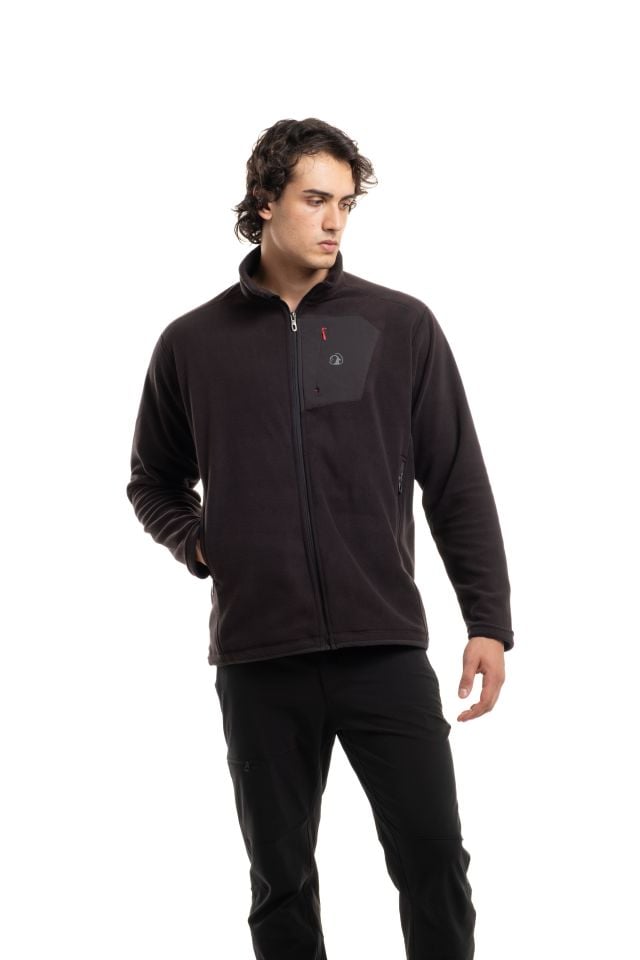 Climbolic Merih Outdoor Polar Ceket Siyah - 4XL