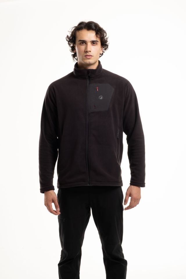 Climbolic Merih Outdoor Polar Ceket Siyah - 4XL