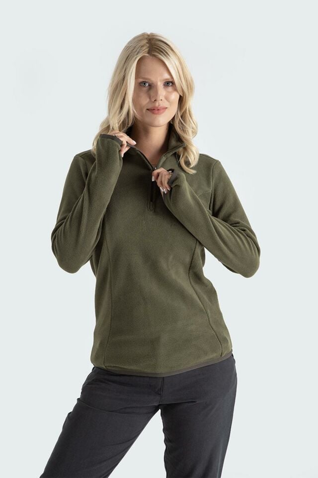 Climbolic Cindy Polar Sweat Haki - 2XL