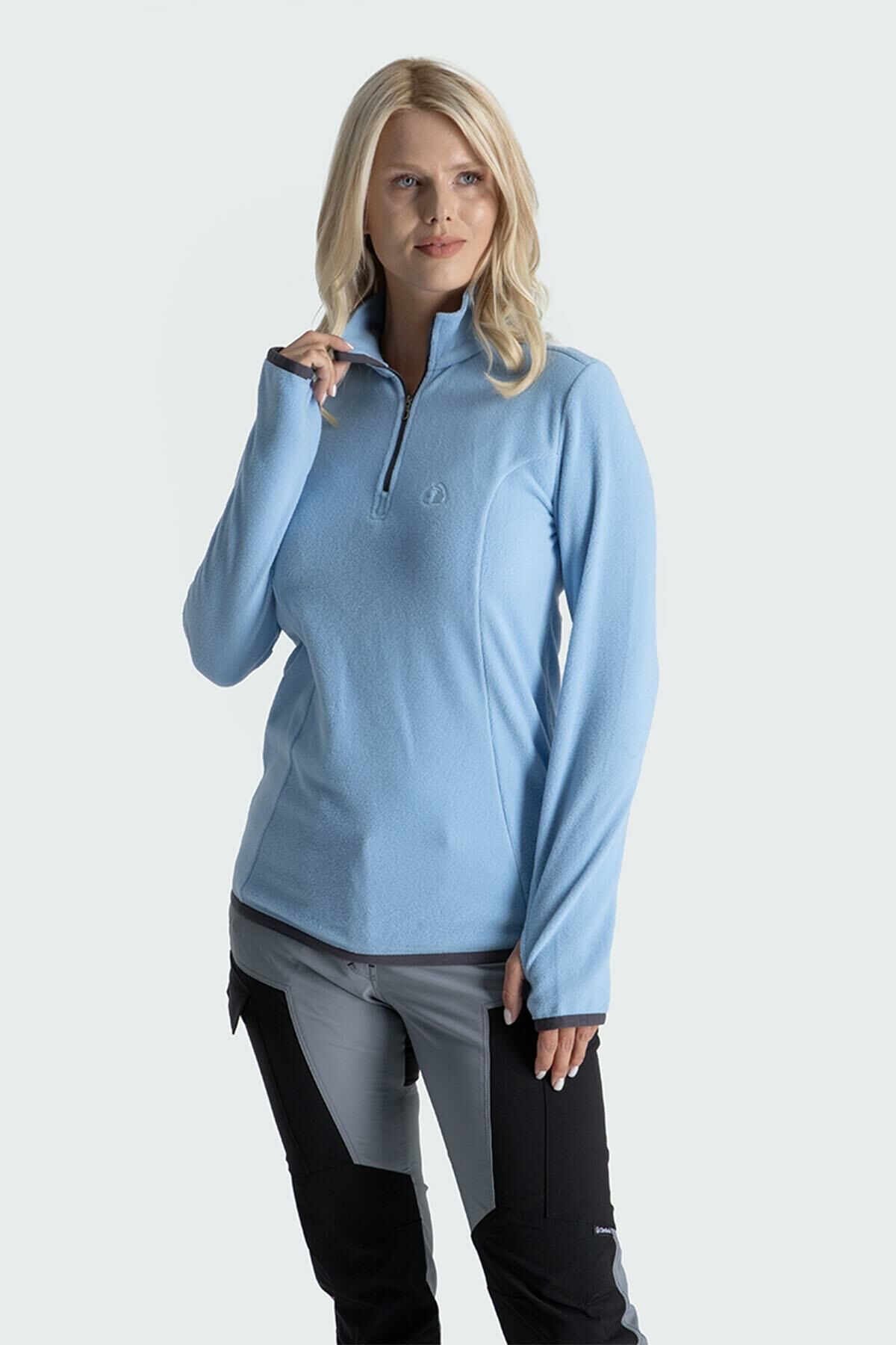 Climbolic Cindy Polar Sweat Mavi - XL