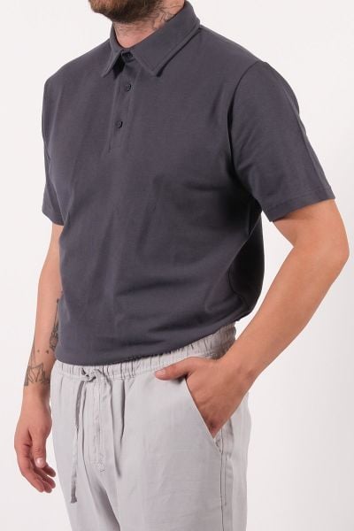 Climbolic Polo Yaka Erkek T-Shirt Açık Gri - XL
