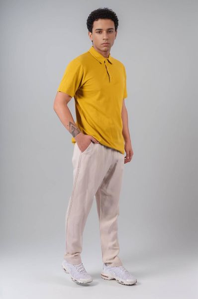 Climbolic Polo Yaka Erkek T-Shirt Açık Gri - XL