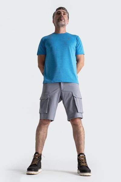 Climbolic LEAP OUTDOOR ERKEK T-SHIRT Mavi - 2XL