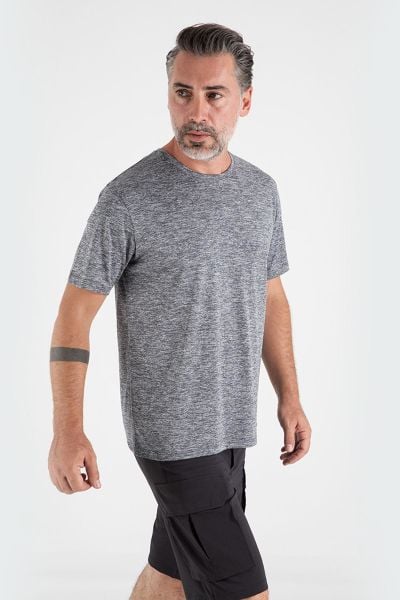 Climbolic LEAP OUTDOOR ERKEK T-SHIRT Gri Melange - M