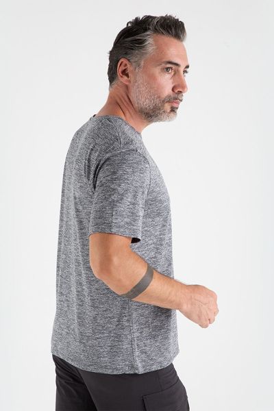 Climbolic LEAP OUTDOOR ERKEK T-SHIRT Gri Melange - M