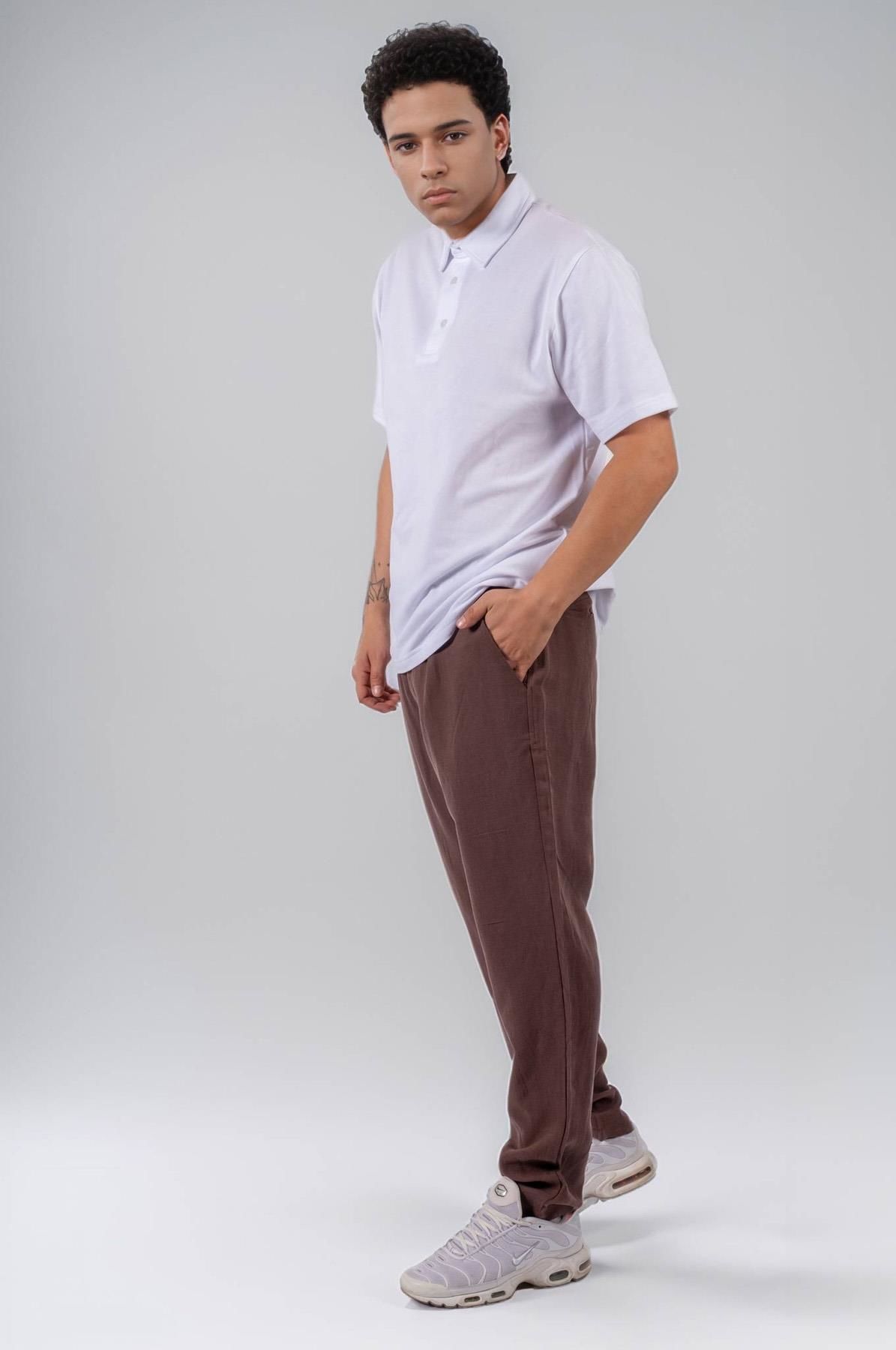 Climbolic Polo Yaka Erkek T-Shirt Beyaz - 2XL