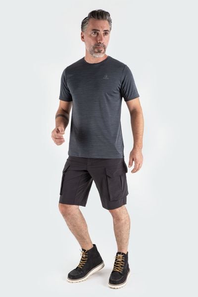 Climbolic LEAP OUTDOOR ERKEK T-SHIRT Antrasit - XL