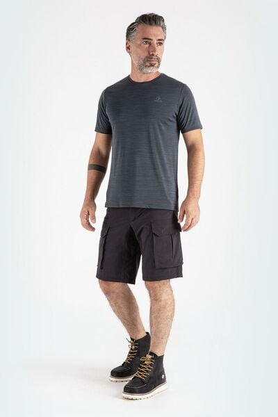 Climbolic LEAP OUTDOOR ERKEK T-SHIRT Antrasit - XL